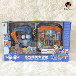 Little White Car Adventure Kids Toy Motor Skill Educational Mainan kanak 儿童汽车闯关玩具益智
