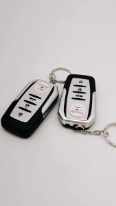 Windproof Flame Lighter With Keychain