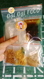 COMBO 5 Bịch Bánh Tráng Dẻo Phơi Sương Sốt Bò Sa Tế Đại Đại FOOD
