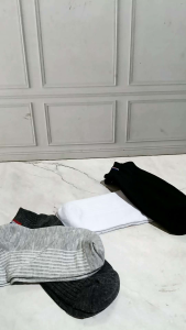 3.pasang kaos kaki pendek bermotif prancis /kaos kaki pendek pria wanita dewasa sematakaki