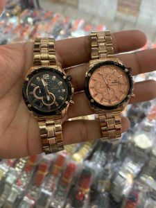 Mirage 8714 Original Jam Tangan Wanita Original Tahan Air Tanggal Aktif Stainless Steel Analog Model Sporty Jam Wanita Rose Gold COD Realpick Garansi