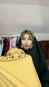 MUKENA DEWASA TERUSAN MOTIF SIDOGIRI BORDIR BAWAH KAIN WARNA