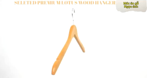 Combo 10 móc treo quần áo gỗ móc gỗ treo quần áo không thanh ngang có rãnh đủ màu