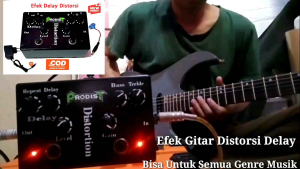 Efek Gitar Delay Distorsi: Efek Gitar Terbaru & Bonus Klip Bateri & Pick Gitar