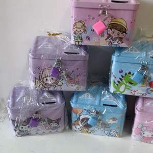 Celengan Rumah Koin Kunci Gembok Spiderman Astronot Frozen LPY 65