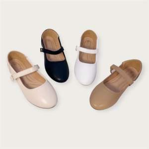 999-70 รองเท้าหนังด้านแมรี่เจน คัชชู พื้นนุ่มมาก หัวมน PU FAIRY