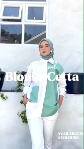 Cetta Top Yarabajuku.id-Blus wanita muslim premium-atasan hijab premium-blus hijab premium-blouse wanita