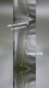 Stik Lidi Tiang Rem Crhome & Crom Motor Yamaha RX King Scorpio Z Vixion