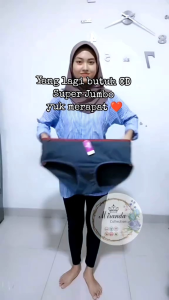 Celana Dalam Wanita Super Jumbo KATUN SPANDEX CVC BB Diatas 100kg - Miranda 8369