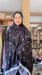 𝒴𝓃 | Mukena Dewasa Terbaru 2024 Rayon Dewasa Jumbo Motif Aster Free Tas | Dailywear Travel Friendly