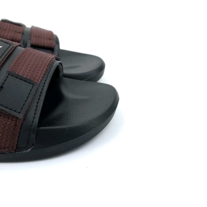 Hamz Webbing Brown Sandal Slide Casual Pria dan Wanita