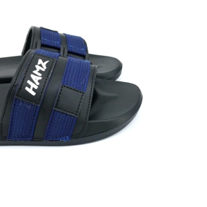 Hamz Webbing Navy Sandal Slide Casual Pria dan Wanita