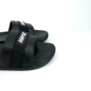 Hamz Webing Black Sandal Slide Casual Anak pria/wanita