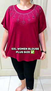 Women Blouse 5XL Plus Size Perempuan Girl Women Casual Big Size.