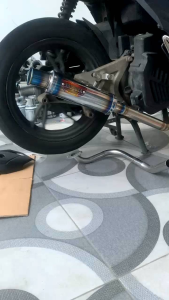 Knalpot Salemba Extreme ORIGINAL TATSUYA INLET 38MM untuk vario/beat/pcx/mio/nmax/aerox DLL