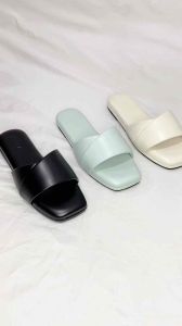 XIERRA REIN Sandal Slip On Wanita Flat Selop Sandal Platform