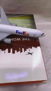 FedEx Airplane with Landing gear FedEx Diecast Aircraft Mode Toy Collection