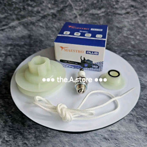 Puli Recoil Starter Senso/ Pully Starter Assy Chainsaw MAESTRO CS 6500 L PLUS