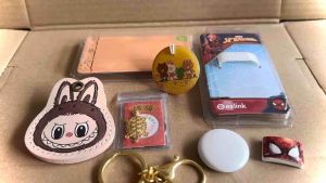 (🇸🇬🚚💨limited stock) leather Airtag case sleeve protector cover pouch keychain key ring can use for rfid ezlink charm