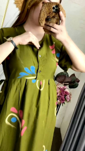 Daster chibi ld 110 / Daster wanita rayon premium