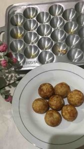Rosita Cetakan Kue Takoyaki Lumpur Cubit Martabak Super Mini Apem Mini isi 24 Tyk24 dan Tutup Gratis Sutil kue