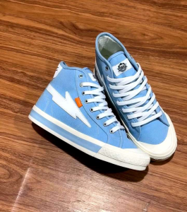 Sepatu Sneakers XternalStepSure Next Storm High Iced Blue Kasual Kanvas