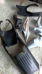 Cover Body Halus Kasar Honda Beat Lama Karbu 2008 s/d 2012 Warna Putih