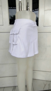 ROK SENAM MINI/ ROK KANTONG SAMPING/ ROK OLAHRAGA WANITA KEKINIAN/ROK ZIGGING FITNES SEPEDA