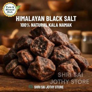 Himalayan Black Salt (Kala Namak) 100% Natural Mineral Rich Rock Salt for Cooking & Wellness