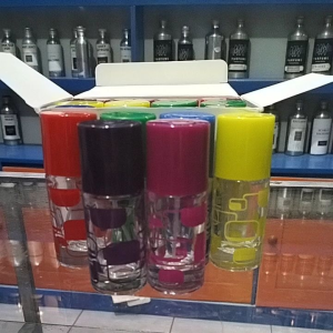 1 LSN (12) BOTOL PARFUM CASA 20 ML DRAT MOTIF / BOTOL CASA 20 ML KOSONG
