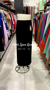 rok kerja/rok span panjang rempel belakang