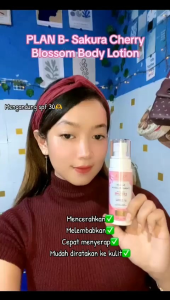 PLAN.B - SAKURA CHERRY BLOSSOM BODY LOTION PARFUME // LOTION PAGI