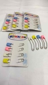 Kim băng cong đầu có khoá- kim tây khoá đầu được bán vỉ 4 cây 4 màu