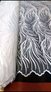 Bahan Kain Tile Akar Sakura Terbaru Harga Murah Pakai Payet