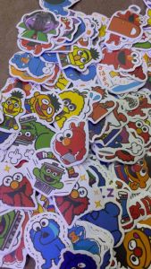 ส่งเร็ว No.3 สติ๊กเกอร์การ์ตูน ไดคัท สติกเกอร์ 1 บาท ราคาต่อแผ่น คละลาย