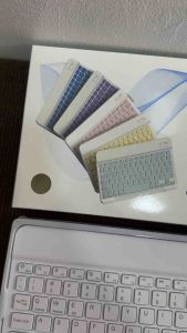Mouse and Keyboard Kit with 40+ Keycaps in Pastel Colors for Customization and Personalization