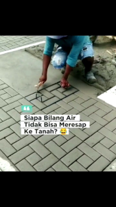 Cetakan Paving Blok bahan plat besi