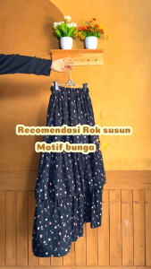 Luna Skirt (rok umpak susun motif)