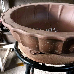 Terracotta clay pot semi cascade