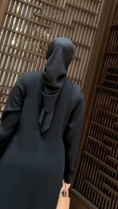 27gadih black gamis motif terbaru 2025 payet swarosky kekinian simpel