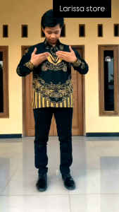 SERAGAM BATIK PEMUDA MUHAMMADIYAH TERBARU BAHAN KATUN HALUS Full Furing MOTIF STANDAR MUHAMMADIYAH REGULER