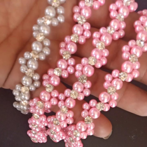 Payet mutiara rangkai/mutiara rangkainpern25 cm/custome Payet mutiara