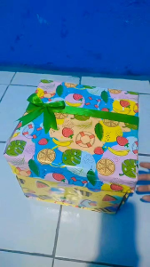 Explosion box Snack 3 layer bisa cod bayar ditempat untuk ulang tahun hadiah anak/pacar