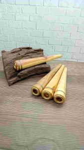 once pipa sedotan kayu Cendana wangi model kerucut 9 cm B161