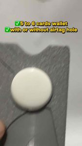 Minimalist 3D Printed Card Wallet with Money Clip (Holds 5-6 Cards) Slim Tactical Card Holder Case - Optional AirTag Pocket/Slot