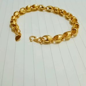 VIRAL!!! GELANG TANGAN BOBA PERHIASAN WANITA TITANIUM GOLD AWET TIDAK LUNTUR DAN BERKARAT