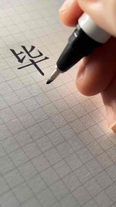 Bút luyện viết chữ Hán bút lông viết thư pháp chuyên dụng ( 4 kích cỡ có thể bơm mực )