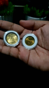 Uang Kuno Koin 50 Rupiah Komodo+Capsul Koin Original