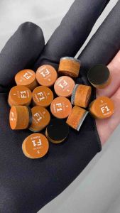 Đầu Cơ F1 France 6 Lớp Đáy Kính Trợ Lực Chơi Bi-a Đường Kính 14mm Màu Vàng Cam | Đầu F1 Crystal S