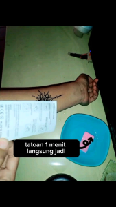 12 lembar tato temporer cowok kode V